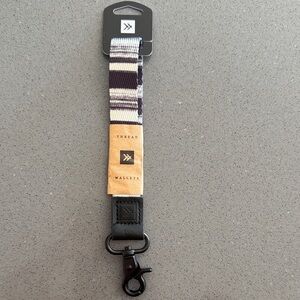 Thread Wallets Black and White Strap